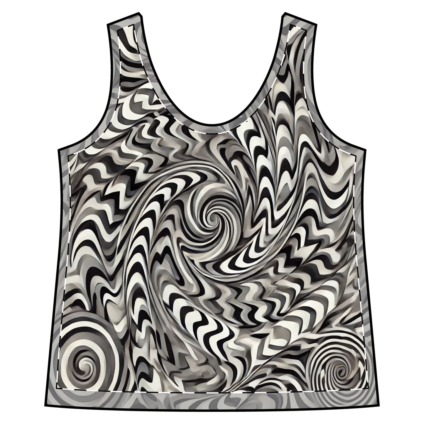 Inverse Reflection Anti-Surveillance Women's Tank Top