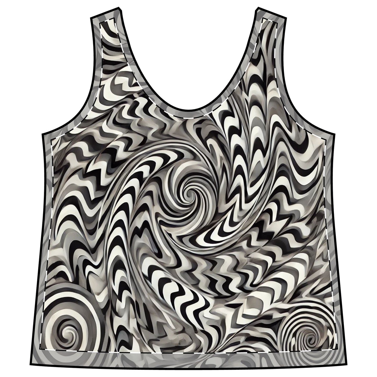 Inverse Reflection Anti-Surveillance Women's Tank Top