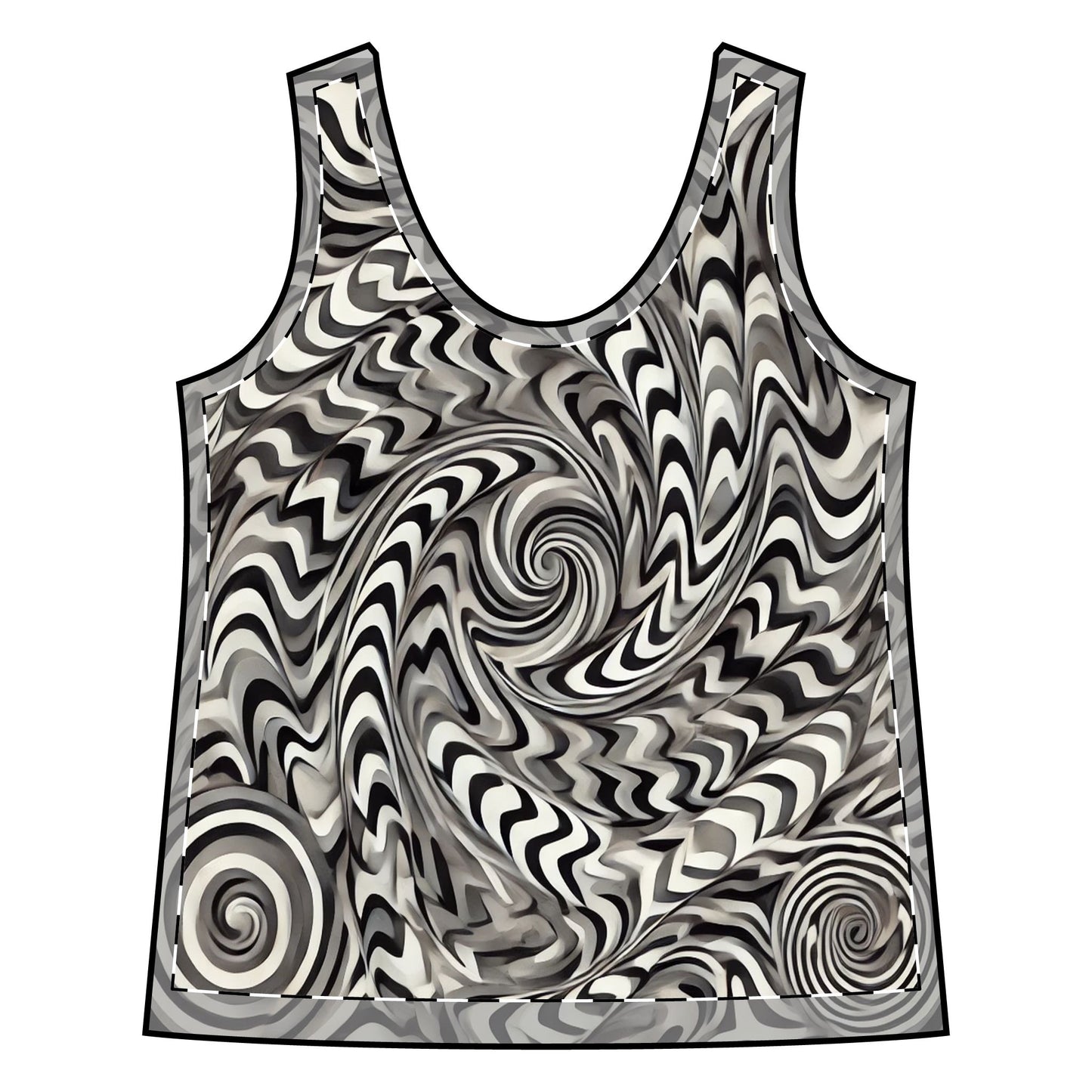 Inverse Reflection Anti-Surveillance Women's Tank Top