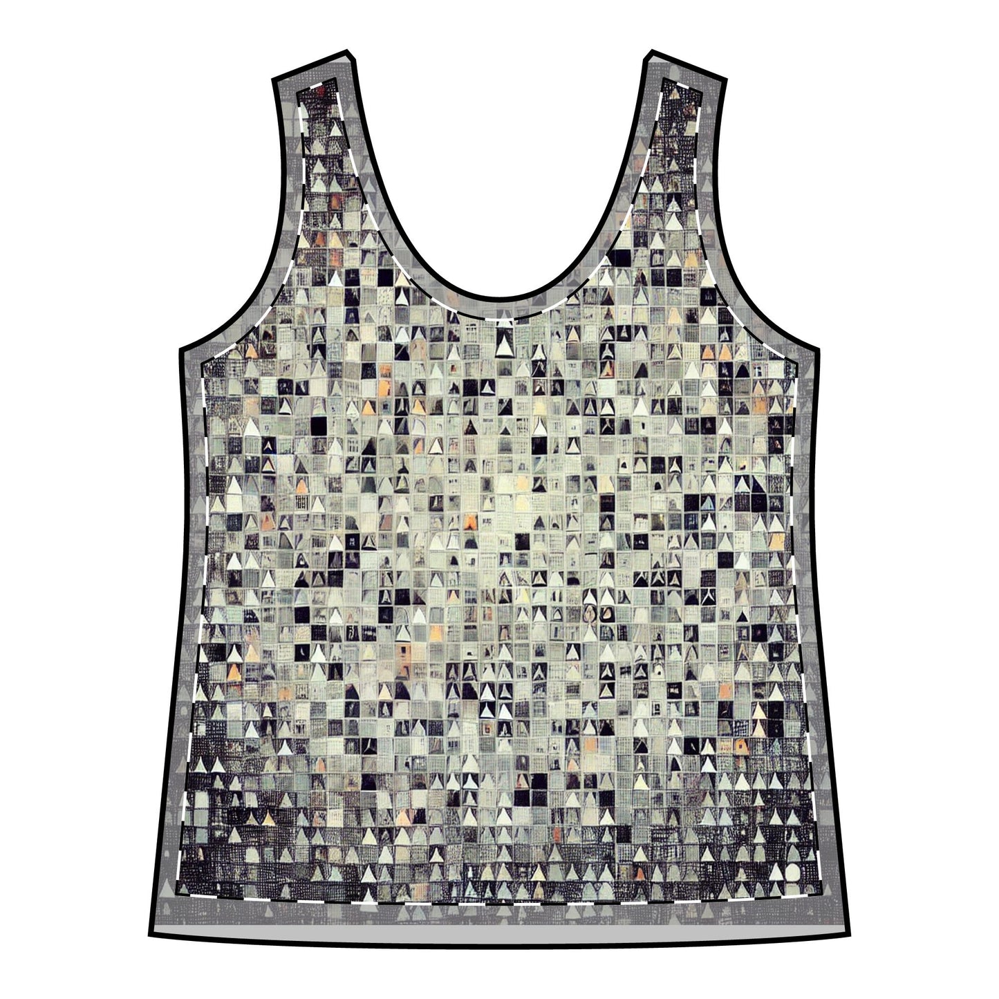 Pixel Disruption Anti-Surveillance Women's Tank