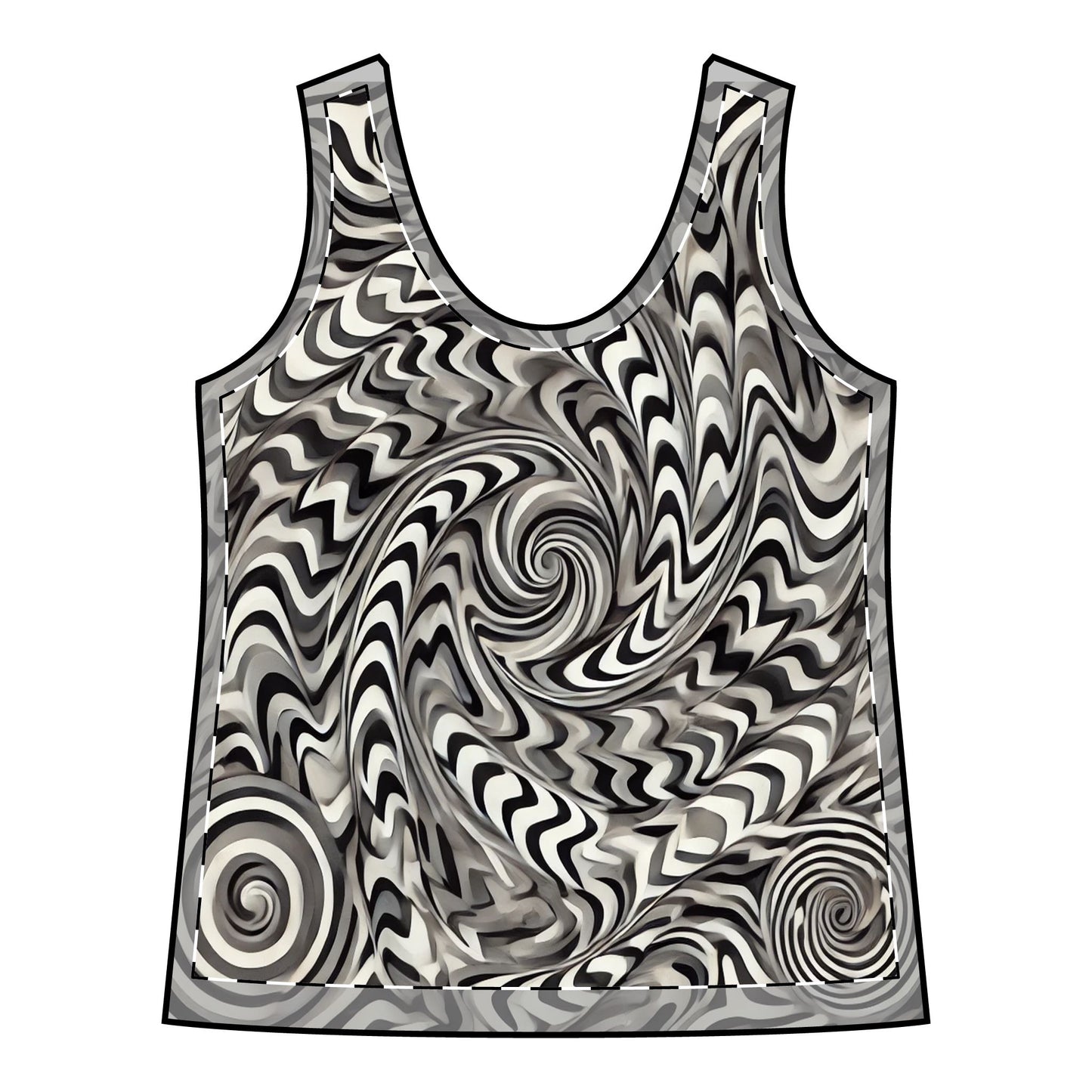 Inverse Reflection Anti-Surveillance Women's Tank Top