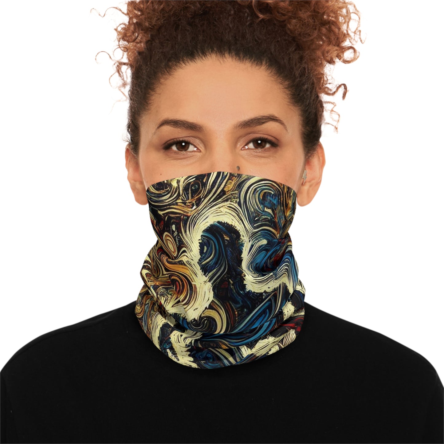 Encrypted Horizons Anti-Surveillance Face Mask – Encrypted Pattern Shield
