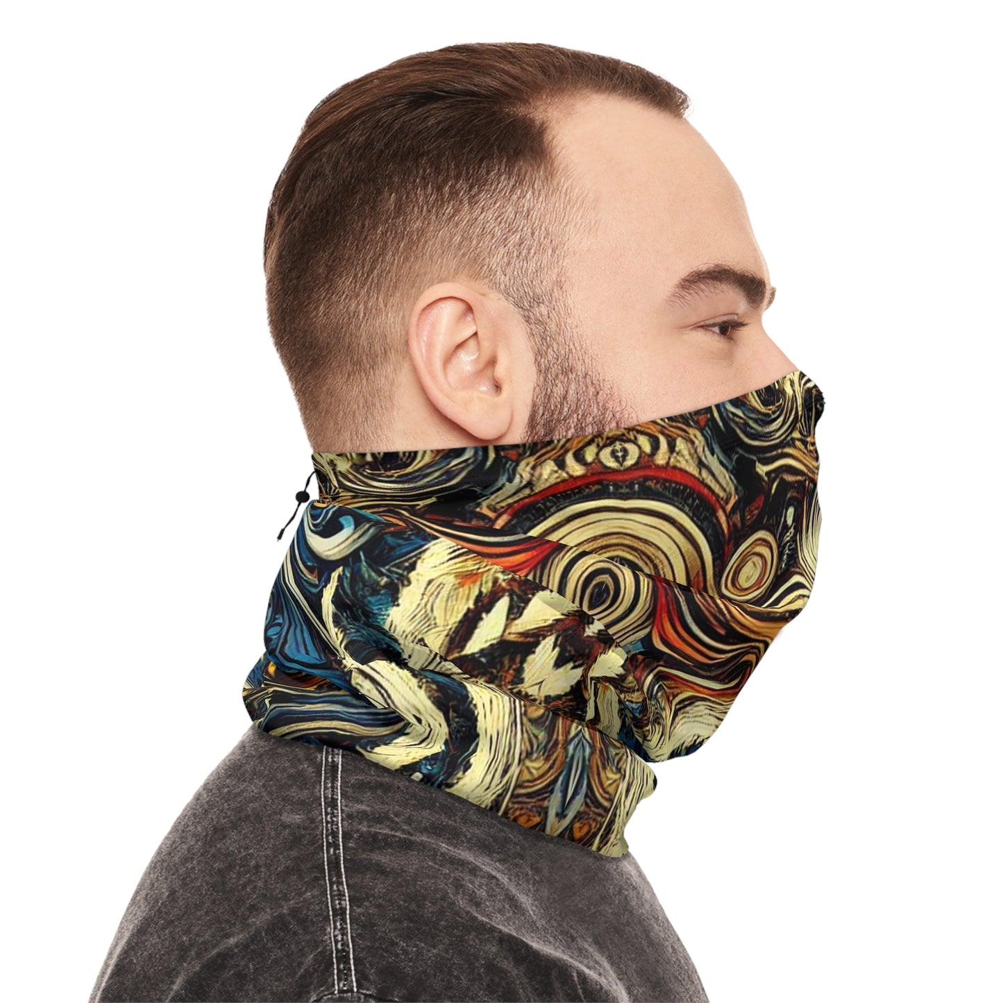 Encrypted Horizons Anti-Surveillance Face Mask – Encrypted Pattern Shield