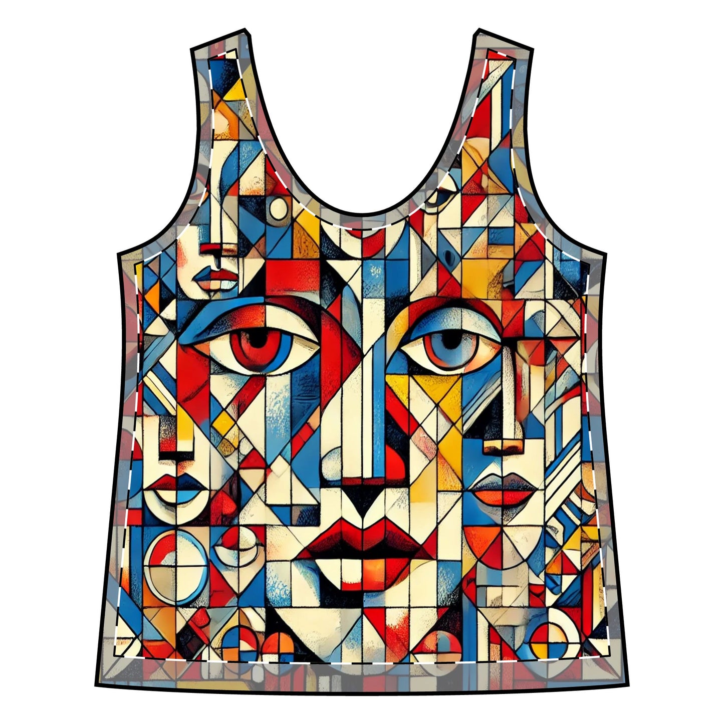 Deception Mosaic Anti-Surveillance Women's Tank Top